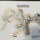 置塩城跡案内図(ガイドブックより)