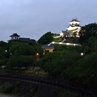 夜の掛川城