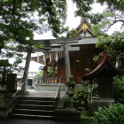 和楽備神社からの蕨城址公園入口