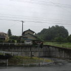 西から見た鳶ヶ巣砦遠景