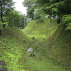 本丸北側の堀