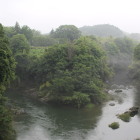 長篠城と宇連川と寒挟川（現・豊川）の眺望