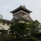 郷土館内庭より