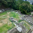 山麓の信長の居館跡