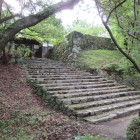 長屋門と櫓台の石垣