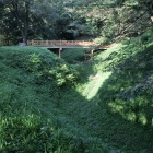 大手口の堀と橋
