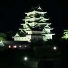 福山城天守ライトアップ