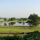 二の丸より公園を望む