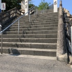 城址碑＠柴山神社下