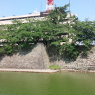 福井城本丸跡。