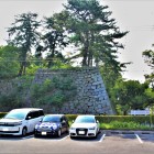 丑寅三重櫓跡（東側）　　お城駐車場より。古写真と同じ方向から撮影