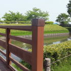水堀と土塁