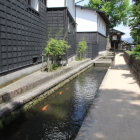 瀬戸川と白壁土蔵街圓光寺沿い