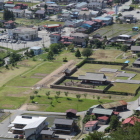 高原諏訪城本丸より俯瞰