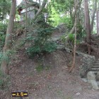 同左反対側凉橋神社側土塁