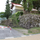 天守台西面石段