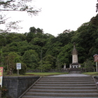 大聖寺城山頂を望む
