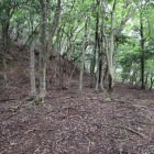 登山途中の曲輪