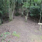 本丸の２つ手前の曲輪の堀切
