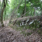 登山道の石垣