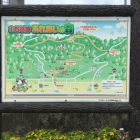 公民館駐車場前の案内図