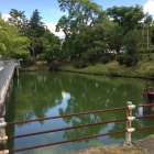 有馬高校(二の丸)前の水堀
