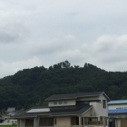 小谷城跡の遠望