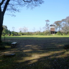 サッカーの試合できそうなくらい広い主郭