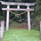 大葉沢城雷神社登城口