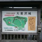 大葉沢城パネル(大場沢公民館)