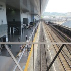 京都駅0番ホーム土塁跡