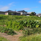 住宅地の土塁跡