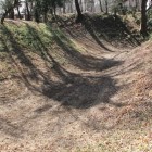 三の郭東側の中堀道