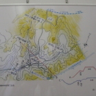 展望館内展示の枡形山城周辺図