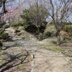 主郭登城階段、右櫓台跡