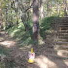 山田城への登り階段