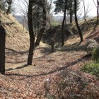 本郭と２の郭の間の登り堀底道