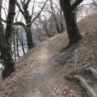 東側土塁と城塁