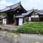 南口門と濠、土居（復原）