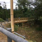 堀切と木橋