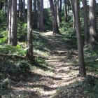 登城路から１郭を望む