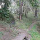 土橋を通って二の丸へ