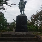 日野市街の蒲生氏郷像