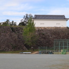 多聞櫓と本丸石垣