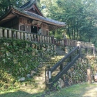 大森神社、この裏山に城跡
