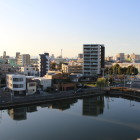 西北隅櫓から北西の眺め