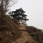 主郭に建てられた模擬天守