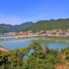 本丸から熊野川を望む