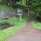 大手橋跡、登城口
