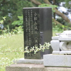 本丸に在る城名碑(別名小松山城)